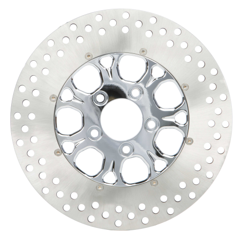 HardDrive - HardDrive Revolver 11.8in. Two-Piece Brake Rotor - Chrome - F2122CRU118-2P