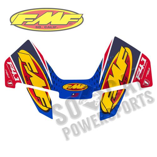 FMF Racing - FMF Racing CRF Dual Can Wrap Logo Decal - 014817