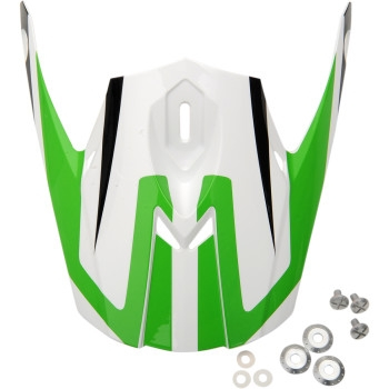AFX - AFX Peak for FX-21 Helmets - Multi Green/White Multi - 0132-0860