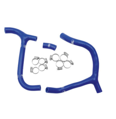 Moose Racing - Moose Racing Radiator Hose/Clamp Kit - Blue - MBU-HON-83-BL