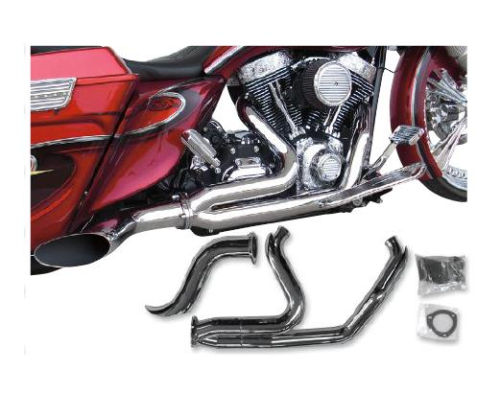 Covingtons - Covingtons Destoyer 2-Into-1 Exhaust System - Chrome - C1600-C