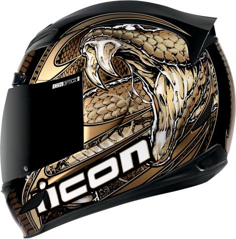 Icon - Icon Side Plate Kit for Airmada Charmer Helmet - Gold - 0133-0710