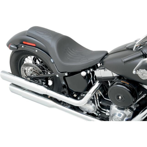 Drag Specialties - Drag Specialties Predator Seat - Flame Stitch - 0802-0780