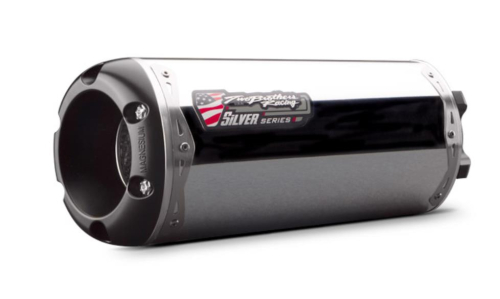 Two Brothers Racing - Two Brothers Racing M-2 Silver Series Slip-On - Aluminum - 005-1460406V-S