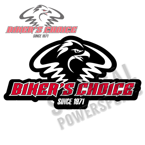Bikers Choice - Bikers Choice Logo Decals - 5in. Reverse Logo - 699756