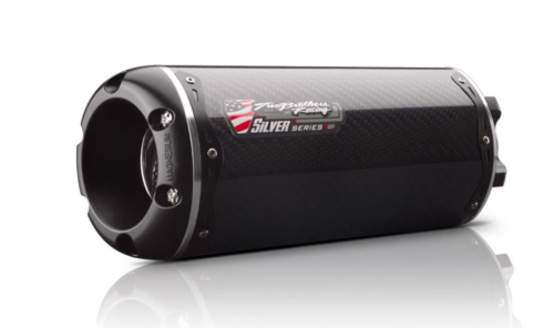 Two Brothers Racing - Two Brothers Racing M-2 Silver Series Slip-On - Carbon Fiber - 005-3190405V-S