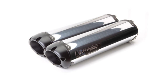 Two Brothers Racing - Two Brothers Racing M-2 Black Series Dual Slip-On - Aluminum - 005-3590406DV-B