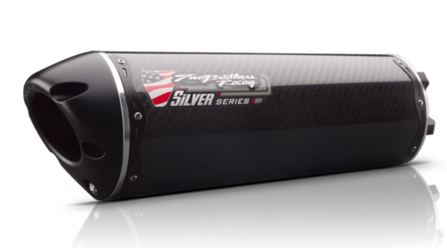 Two Brothers Racing - Two Brothers Racing M-2 Silver Series Slip-On - Carbon Fiber - 005-3660405V-S