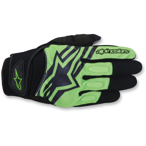 Alpinestars - Alpinestars Spartan Gloves - 3574714-16-3X - Black/Green - 3XL