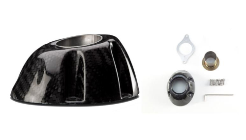 Two Brothers Racing - Two Brothers Racing Racing End Cap Kit - P1 (Race Core) - Carbon Fiber - 005-7-1CF-KIT