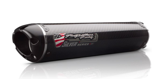 Two Brothers Racing - Two Brothers Racing M-2 Silver Series V.A.L.E. Slip-On - Carbon Fiber - 005-2060405V-S