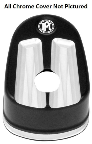Performance Machine - Performance Machine Ignition Switch Cover - Scallop - Chrome - 0177-2039SCA-CH