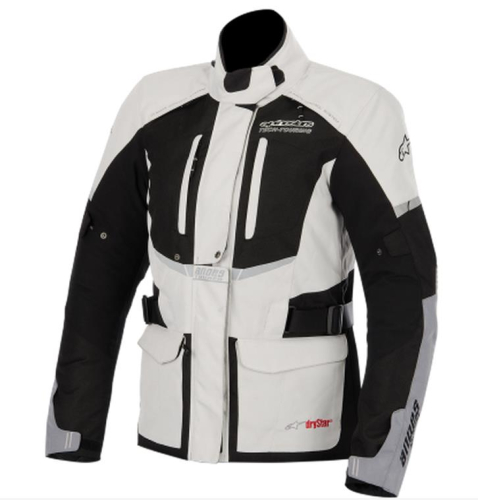 Alpinestars - Alpinestars Stella Andes Drystar Womens Jacket - 3217514-921-2X - Light Gray/Black - 2XL