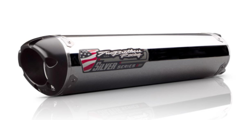 Two Brothers Racing - Two Brothers Racing M-2 Silver Series V.A.L.E. Slip-On - Aluminum - 005-2060406V-S