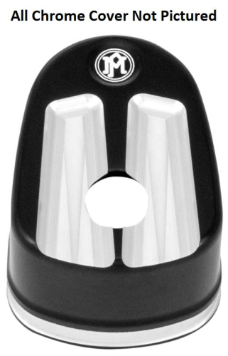 Performance Machine - Performance Machine Ignition Switch Cover - Scallop - Chrome - 0177-2042SCA-CH