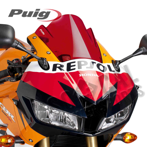 PUIG - PUIG Z-Racing Windscreen - Red - 6478R