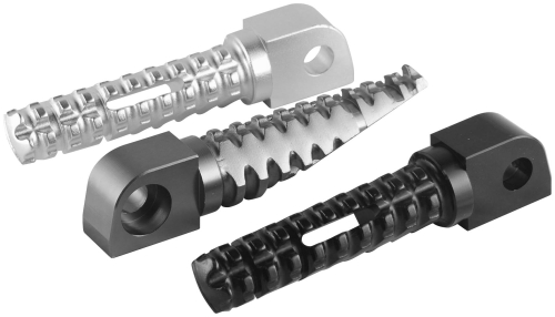 PSR - PSR SBK Pegs for OEM Footrest - Rider - Silver - 05-01203-21