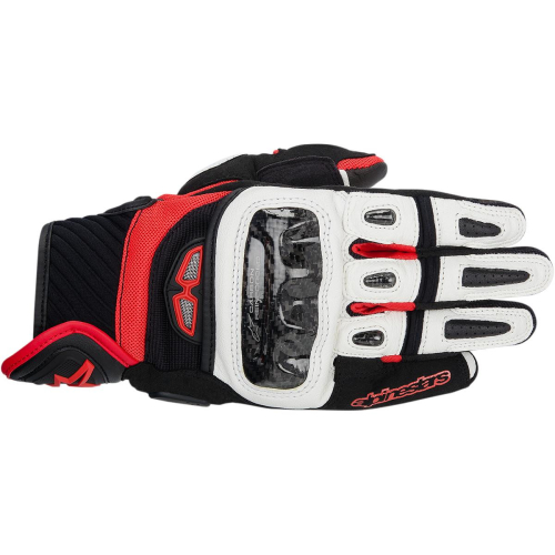 Alpinestars - Alpinestars GP-Air Leather Gloves - 3567914-123-2X - Black/White/Red - 2XL
