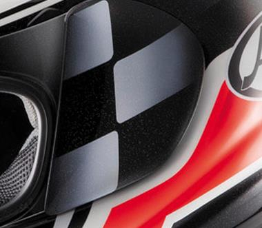 Arai Helmets - Arai Helmets Shield Cover Set for Vector-2 Helmet - Contest Red - XF-1-81-1065