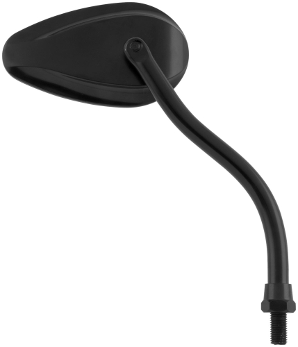 BikeMaster - BikeMaster Xtreme Mini Teardrop Mirror - Black - 942010B