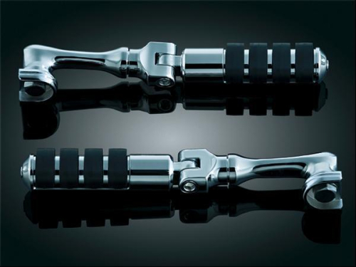 Kuryakyn - Kuryakyn Long Right Angle Mounts & Longhorn ISO Pegs - 7539