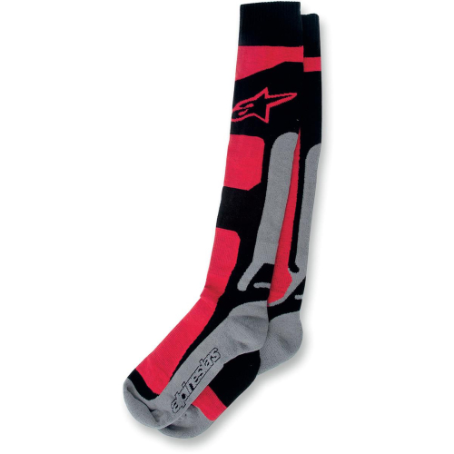 Alpinestars - Alpinestars Tech Coolmax Socks - 4702114-311-LXL - Red - Lg-XL