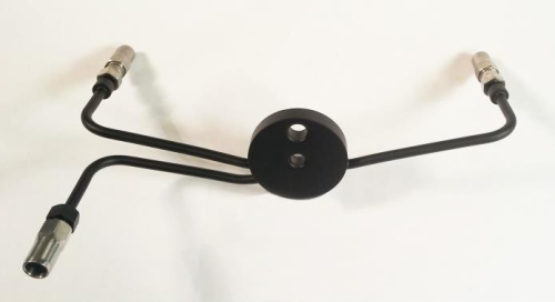Magnum - Magnum Build Your Own Brake Line Wide Glide Manifold - Black - 493005