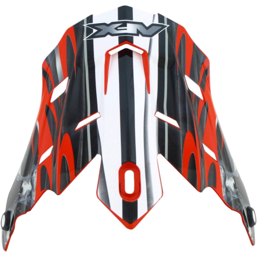AFX - AFX Peak for FX-17 Helmets - Inferno Orange - 0132-0810