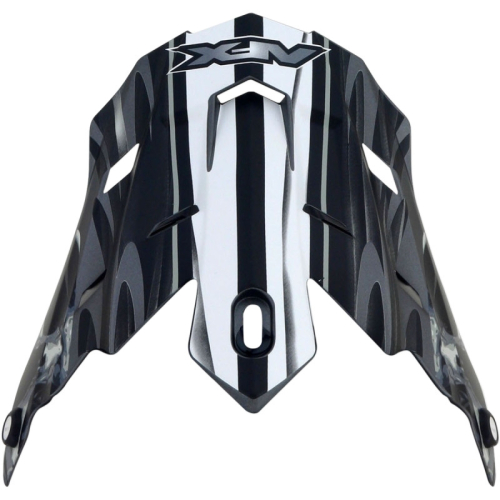 AFX - AFX Peak for FX-17 Helmets - Inferno Frost Gray - 0132-0808