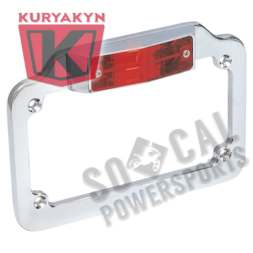 Kuryakyn - Kuryakyn Lighted License Plate Frame - 9167