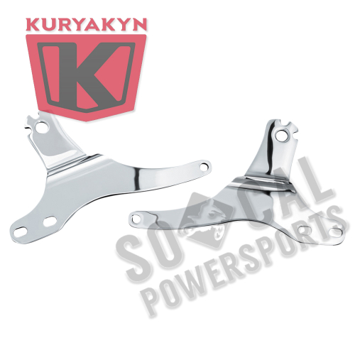 Kuryakyn - Kuryakyn Fixed Backrest Mounts - Low - 1663