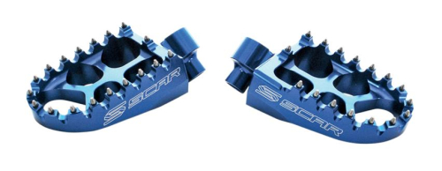 Scar Racing - Scar Racing Evolution Racing Footpegs - Blue - S3512B
