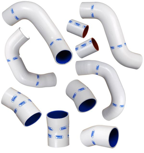 SAMCO Sport - SAMCO Sport Radiator Hose Kit - White - BMW5-WH