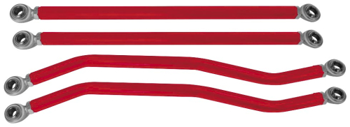 ModQuad - ModQuad Rear Radius Ground Clear Rods - Red - RZR-RRG-1K-RD