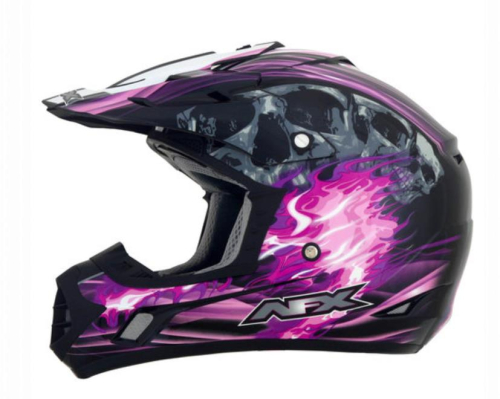 AFX - AFX FX-17 Inferno Helmet - 0110-3516 - Black Fuchisa - Medium