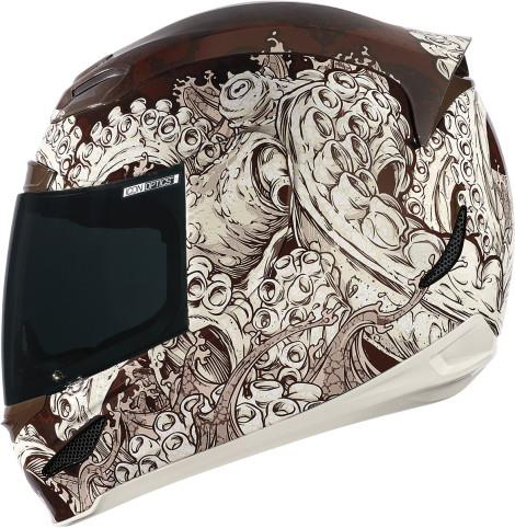 Icon - Icon Side Plate Kit for Airmada Collosal Helmet - Antique - 0133-0716