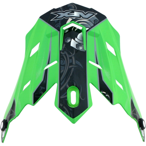 AFX - AFX Peak for FX-17 Gear Helmets - Bright Green - 0132-0819