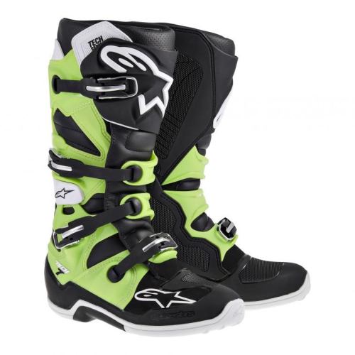Alpinestars - Alpinestars Tech 7 Boots - 2012014165 - Black/Green - 5