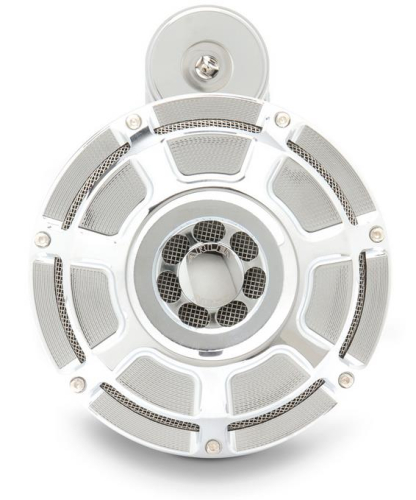 Arlen Ness - Arlen Ness Horn Cover - Beveled - Chrome - 70-205