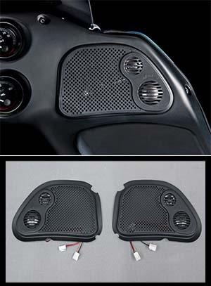 J&M - J&M Rokker Series XT Speaker Grill with Tweeter - HRRK-GRTM