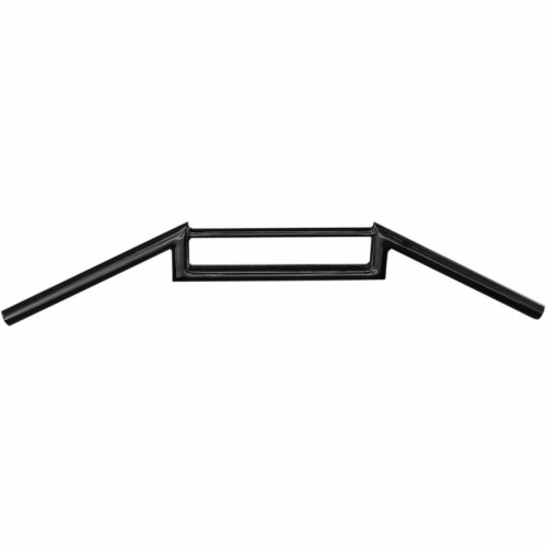 Paughco - Paughco 1in. Mini Z Crossbar Handlebar - Non-Dimpled - Black - H19ZXB