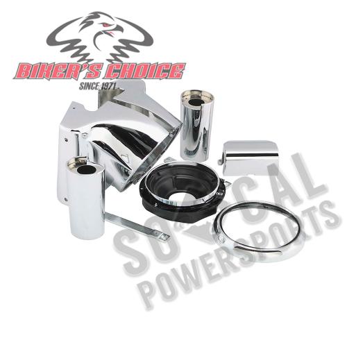 Bikers Choice - Bikers Choice Headlight Conversion Kit - Chrome - 160007