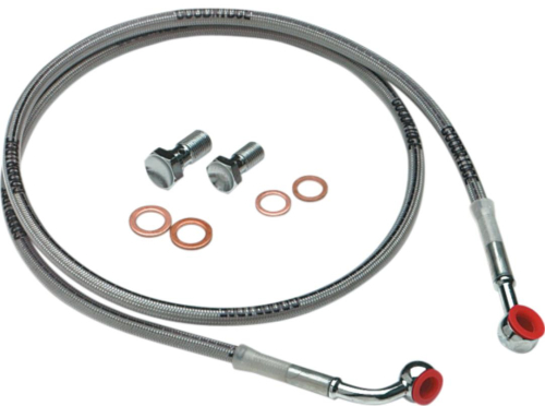 Goodridge - Goodridge ABS Single Upper Front Brake Line Kit - +6in. - HD9291-C+6