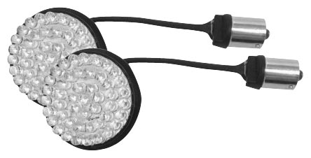 Bikers Choice - Bikers Choice Lazer Star Full Face Retro LED Board - 1157 Amber - LEDK53-157A