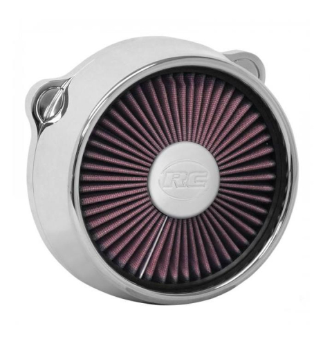 RC Components - RC Components Truflo Air Cleaner - Blitz - Chrome - ACX-01C-04C