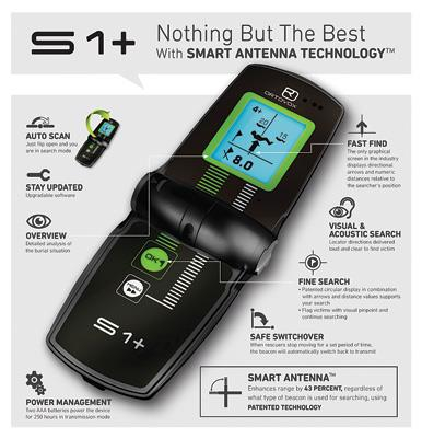 Ortovox - Ortovox S1 Plus Avalanche Transceiver - 11380 00002
