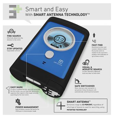 Ortovox - Ortovox 3+ Avalanche Transceiver - 11370 00006