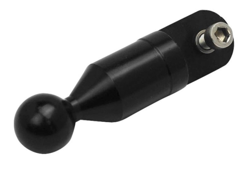 Techmount - Techmount Pivoting 17mm Ball Extension Shaft (50mm) - 2in. - Black - 4-62020B
