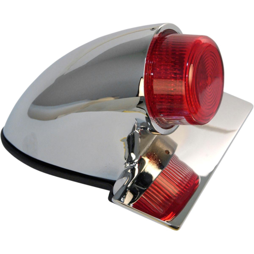 Emgo - Emgo Classic Style Sparto LED Replica Taillight - Chrome - 62-30392