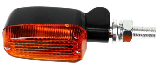 K&S Technologies - K&S Technologies Black Satin Aluminum Marker LED Lights - Oblong with Smoke Lens - Two Wire - 26-8302BK